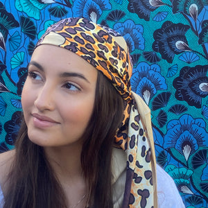 SILK HEAD WRAP - TIGRESS