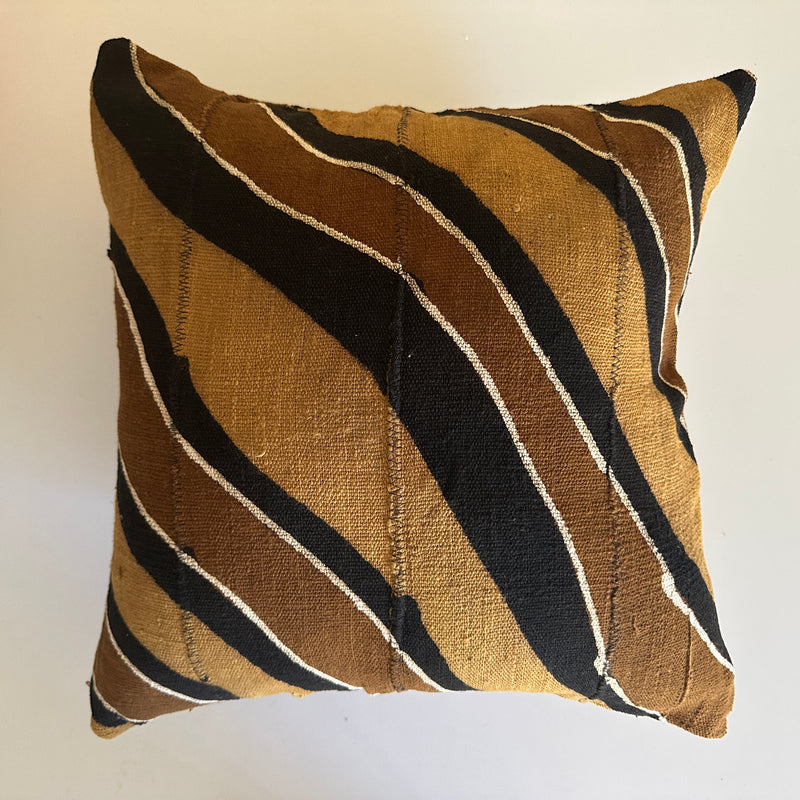 MUD CLOTH CUSHION - TIGER