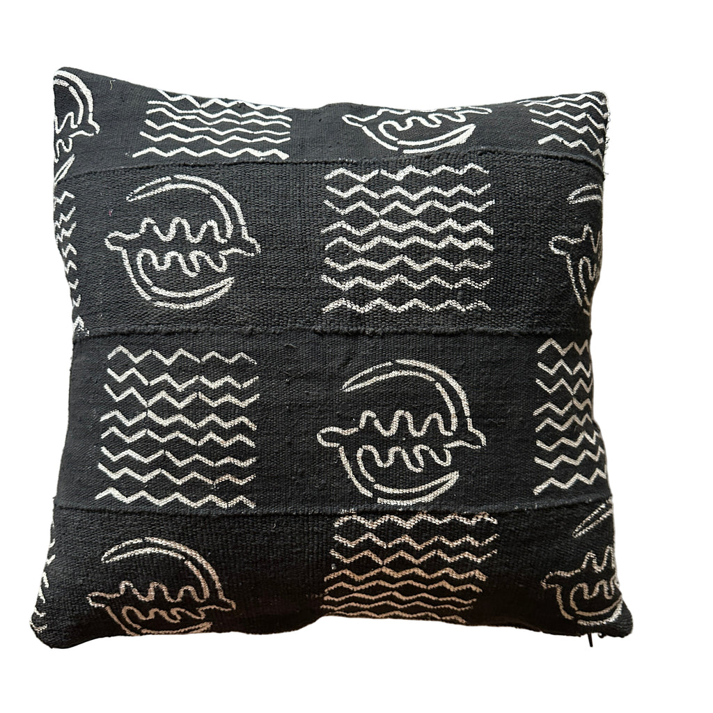 MUD CLOTH CUSHION - WARRIOR