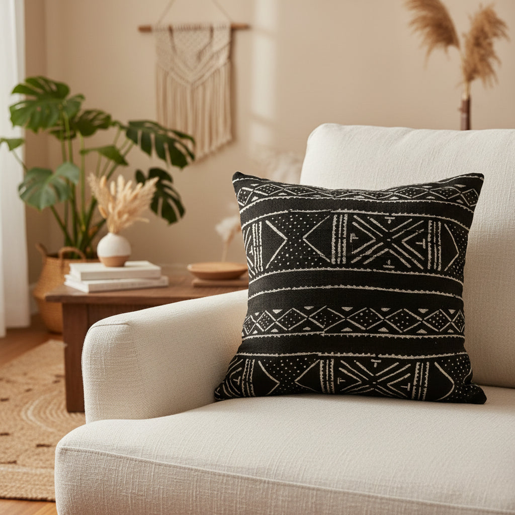 MUD CLOTH CUSHION - KITA