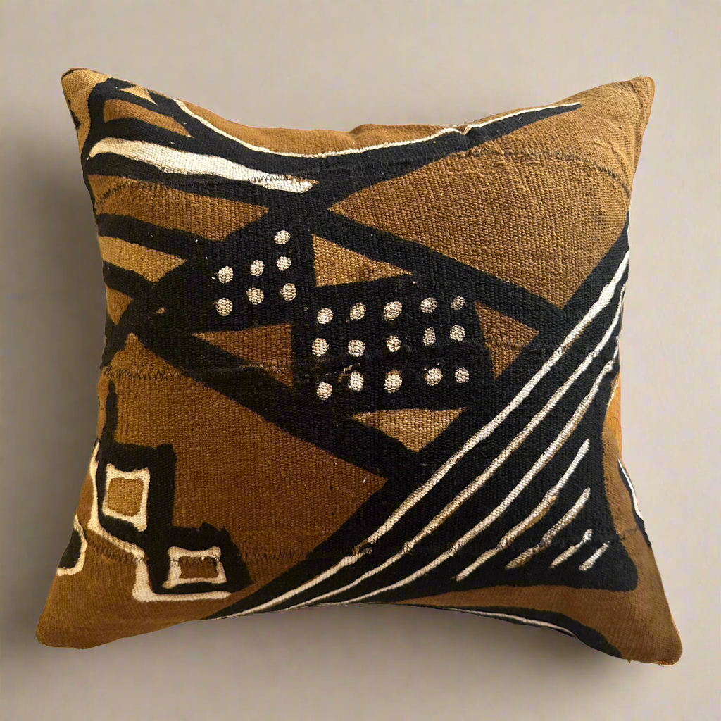 MUD CLOTH CUSHION - COCO