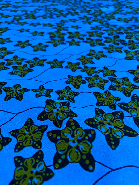 African Wax Prints - Ankara Fabric - STARFISH – AFRICAN FABRICS AUSTRALIA