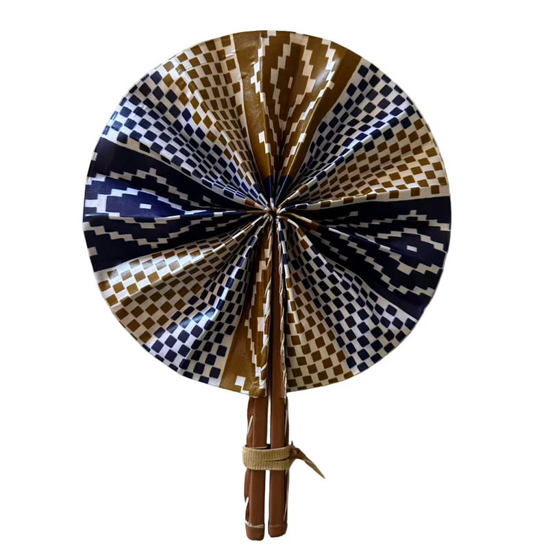 FOLDABLE HAND FAN - IVORY COAST